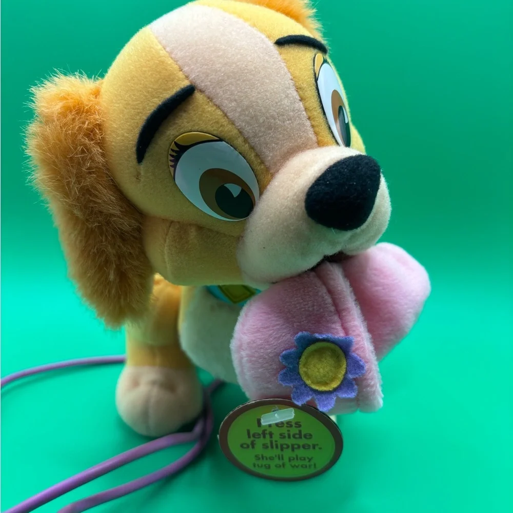 Vintage Disney Fisher Price Walk N Wag Little Lady Mattel The Tramp Rare Toddler